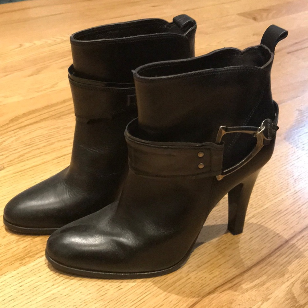 Nearly new miss sixty heeled black booties! Sexy!